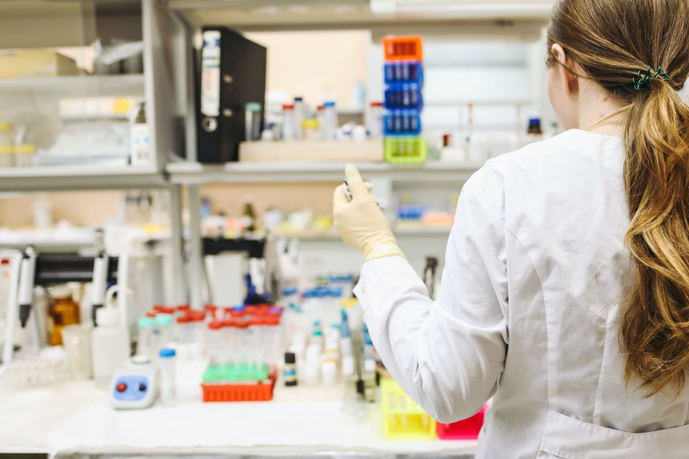 A scientist in a laboratory